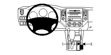 Toyota Tacoma 05-15, konsola