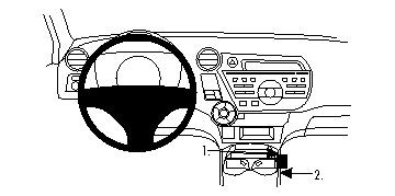 Honda Insight 09-15, konsola