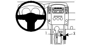 Nissan Navara 11-15, konsola