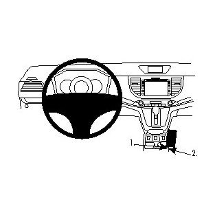 Honda CR-V 12-15, konsola, gniazdo zasilania