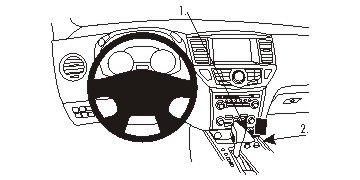 Nissan Pathfinder 13-15, konsola