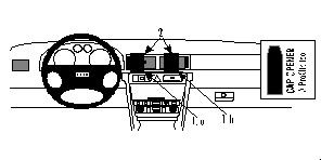 Audi A6 98-03, Center, Wysoki