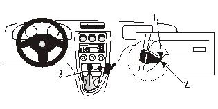 ProClip Monteringsbygel Alfa Romeo 156 98-01, Kątowy, niski