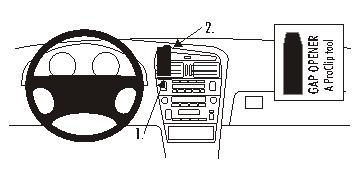 ProClip Monteringsbygel Lexus GS Seria 98-05, Wyśrodkowany