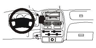 Nissan Navara 00-05, wyśrodkowany