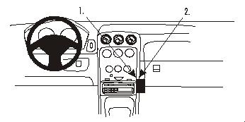 ProClip Uchwyt montażowy Alfa Romeo Spider/GTV 98-05, Kątowy