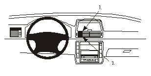 Volkswagen Sharan 01-10, Wyśrodkowany