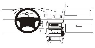 Toyota Camry 97-01, kątowy