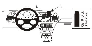 Saab 9-3 98-02, środek, drewniany panel