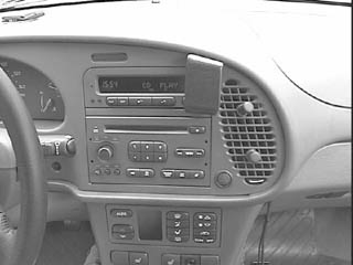 Saab 9-3 98-02, środek, drewniany panel