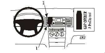 Toyota Corolla 02-07, centralny
