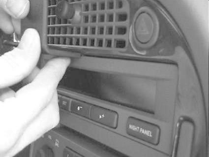 Saab 9-5 98-05, środek, drewniany panel