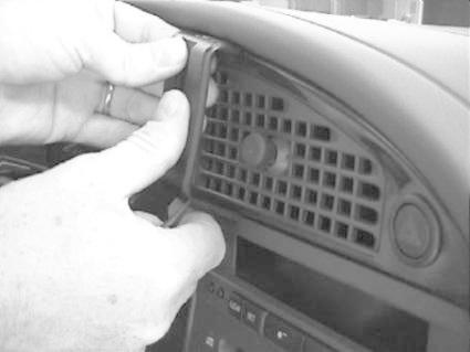 Saab 9-5 98-05, środek, drewniany panel