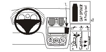 ProClip Uchwyt montażowy Hyundai Getz 02-05, Kątowy
