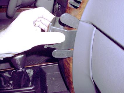Kia Sorento 02-07, Kątowy, Brązowy panel drewniany