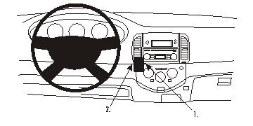 Nissan Micra 03-10, Wycentrowany, Niski
