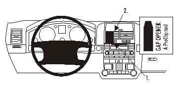 Volkswagen Touareg 03-09, Wyśrodkowany