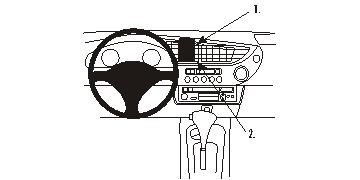 Honda Insight 01-08, Wyśrodkowany