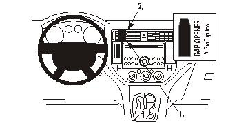 Ford C-Max 04-10/Ford Kuga 08-12, Wyśrodkowany