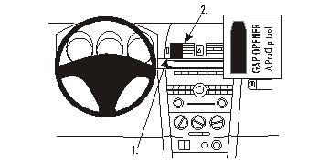 Mazda 3 04-09, Wyśrodkowany