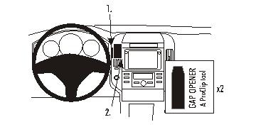 Toyota Corolla Verso 04-09, Wyśrodkowany