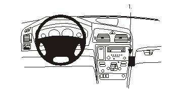 Volvo V70 05-08, Ukośny, Panel drewniany