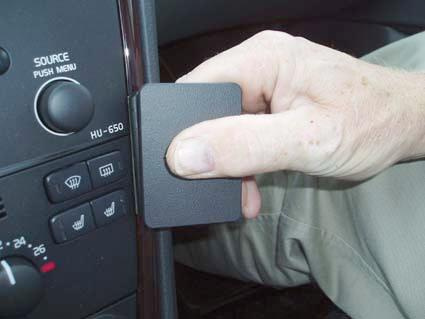 Volvo V70 05-08, Ukośny, Panel drewniany