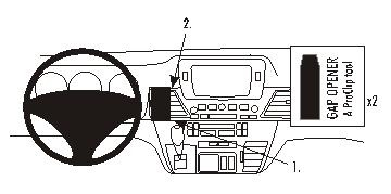 Honda FR-V 05-11, wyśrodkowany