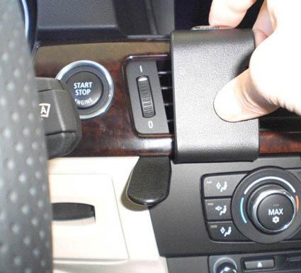 BMW 316-330/E90/E91/E92/E93 05-12, Wyśrodkowany, Drewniany panel, OEM Nav.