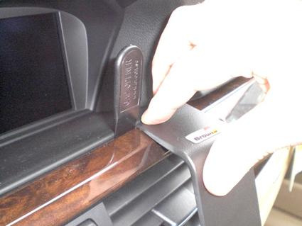 BMW 316-330/E90/E91/E92/E93 05-12, Kątowy, Drewniany panel, OEM Nav.