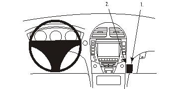 Lexus ES Serie 06-12, Kątowy