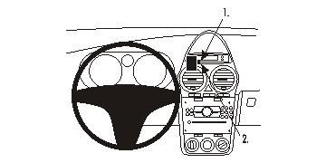 Opel Corsa 07-14, Wyśrodkowany