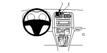 Toyota Auris 07-12, Centralny