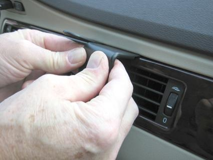 Volvo S80/V70/CX70 08-11, Kątowy Wysoki, Panel drewniany