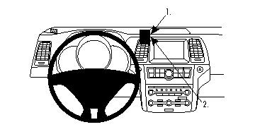 Nissan Murano 09-14, Na środku