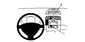 Renault Kangoo 08-13, Na środku