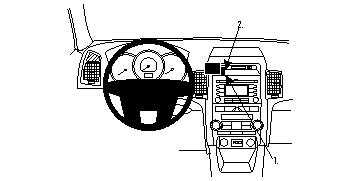 Kia Sorento 10-12, Na środku