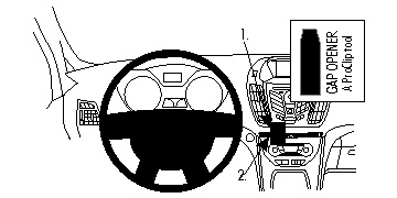 Ford C-Max/Grand C-Max 11-15/Ford Kuga 13-15, wyśrodkowany