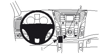 Hyundai i40 12-15, Wyśrodkowany