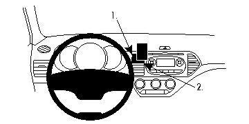 Kia Picanto 12-15, Wyśrodkowany