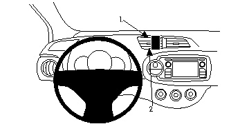 Toyota Yaris 12-14, Wyśrodkowany