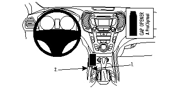 Hyundai Santa Fe 13-15, wyśrodkowany