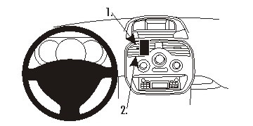 ProClip uchwyt montażowy Renault Kangoo 13-15, wyśrodkowany