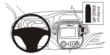 Brodit ProClip, Renault Captur 14-17