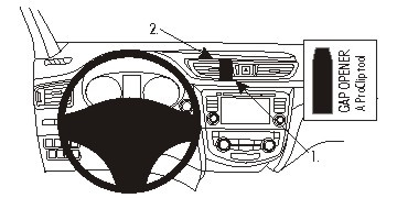 Nissan X-Trail 14-15/Qashqai 14-15, Wyśrodkowany