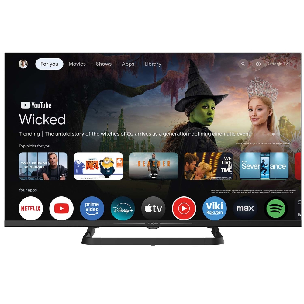 Strong SRT32HI4723C, 32-calowy telewizor HD z Google TV i zasilaniem 12 V
