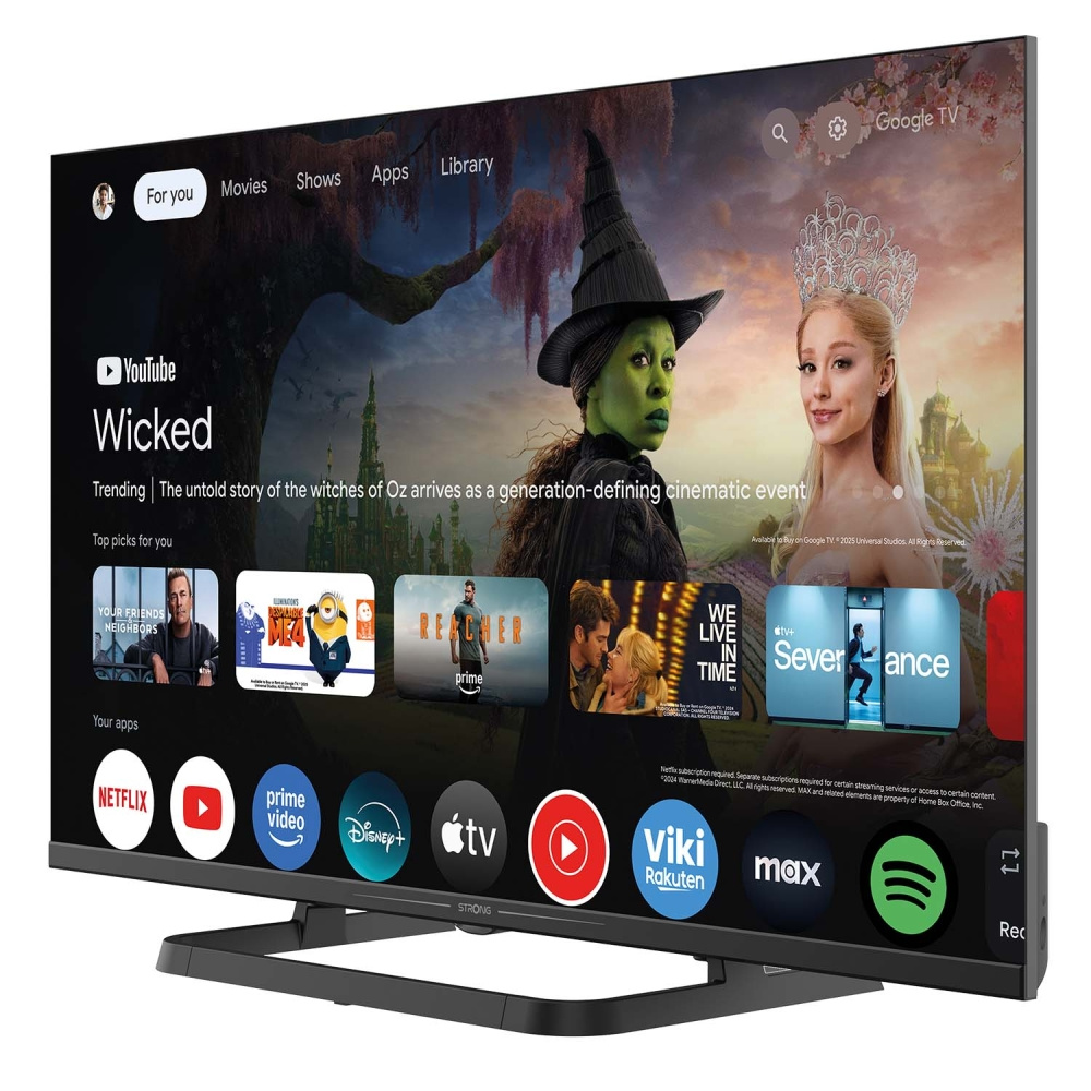 Strong SRT32HI4723C, 32-calowy telewizor HD z Google TV i zasilaniem 12 V