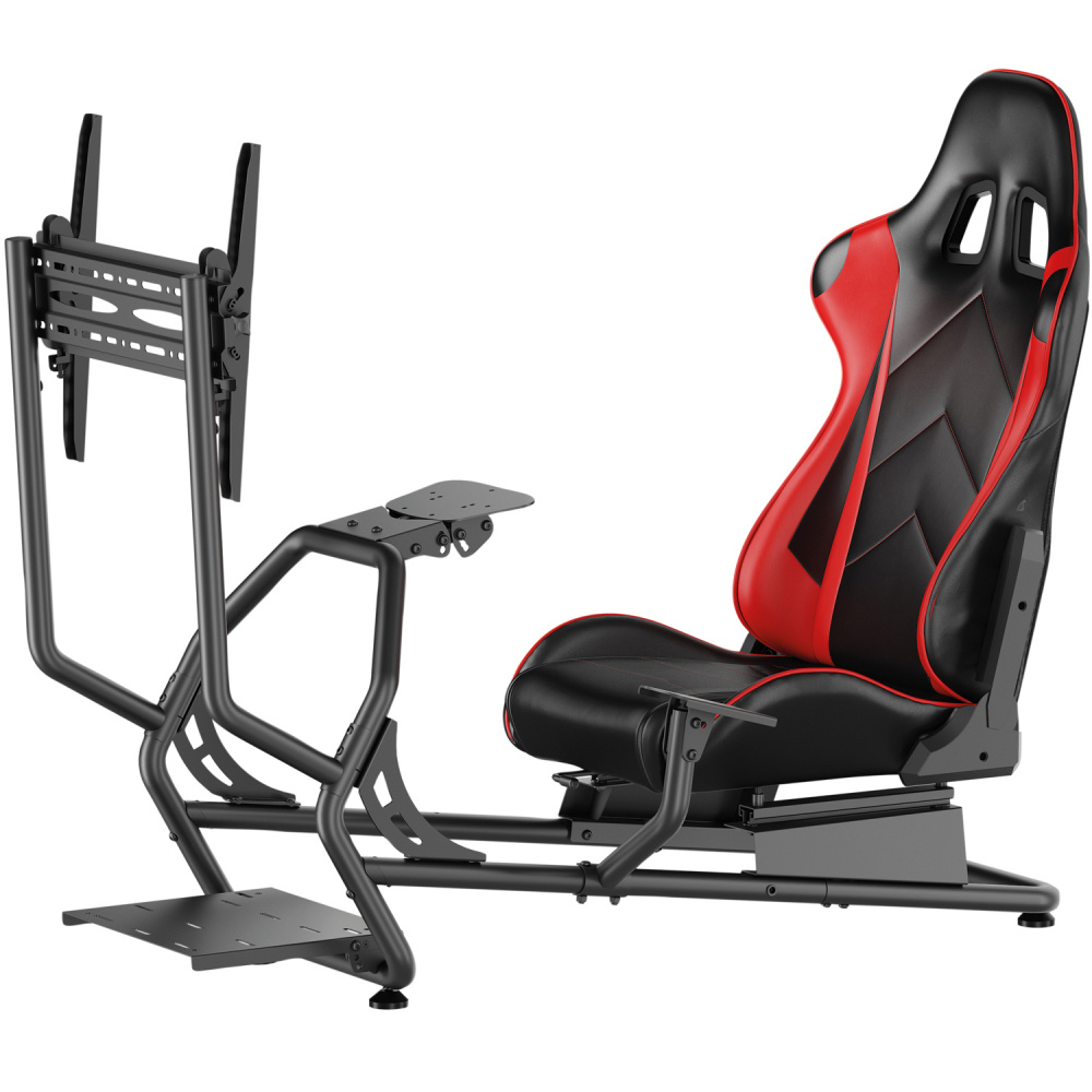 LogiLink Racing Cockpit, fotel wyścigowy z uchwytem na ekran 32-50
