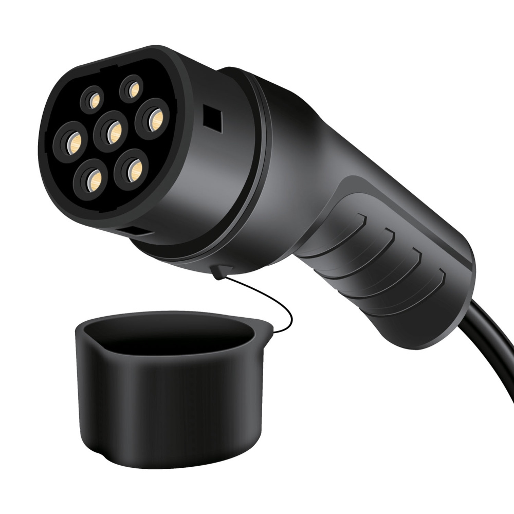 LogiLink EVC0121, kabel ładujący Type 2 32 A, 22 kW, 5 m