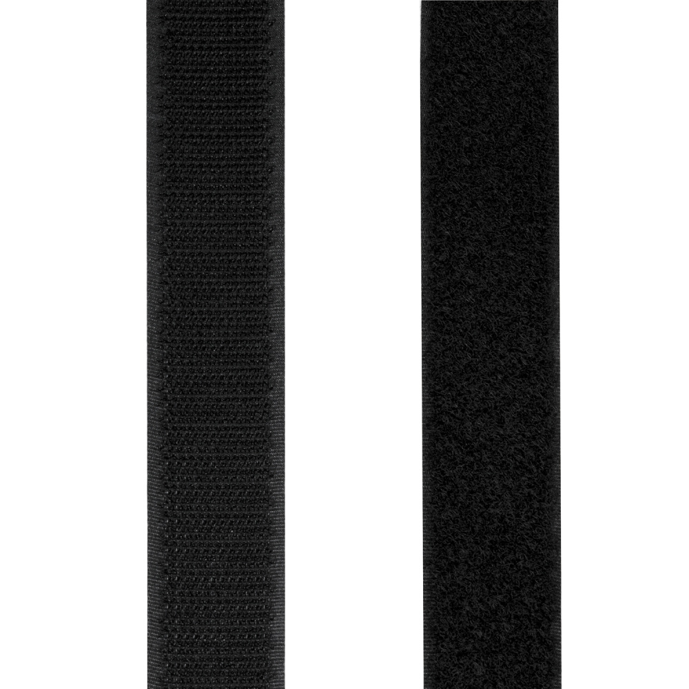 LogiLink Samoprzylepna taśma rzepowa 25 mm x 5 m, czarna